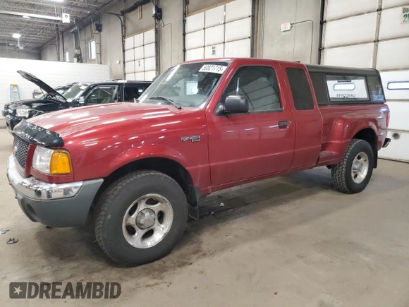 2001 Ford Ranger XL Fleet with VIN 1FTZR15EX1PA99295, listed as a Copart auction lot 50821715 with 191,850 mi miles and Clean Title. Bid and sale history available at DreamBid. Image 1.