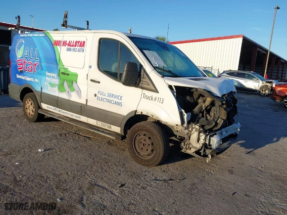 2016 Ford Transit Cargo Van with VIN 1FTYR1ZM5GKA69902, listed as a IAAI auction lot 41706401 with 179,319 mi miles. Bid and sale history available at carsss.com. Image 1.