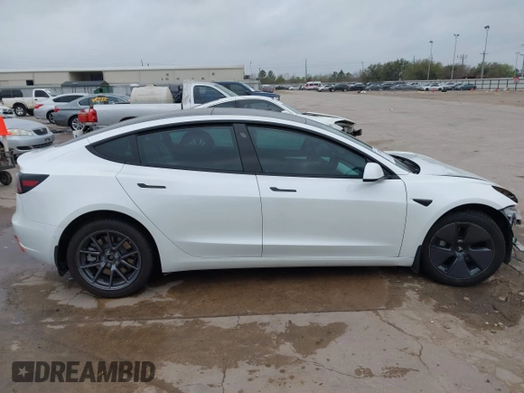 2021 Tesla Model 3 Long Range with VIN 5YJ3E1EB3MF059713, listed as a IAAI auction lot 41778289 with 52,211 mi miles. Bid and sale history available at carsss.com. Image 14.