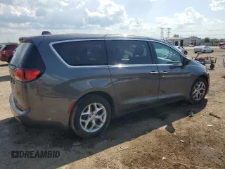 2018 Chrysler Pacifica Touring Plus with VIN 2C4RC1FG8JR365588, listed as a Copart auction lot 61787625 with 98,316 mi miles and Salvage title. Bid and sale history available at DreamBid. Image 3.