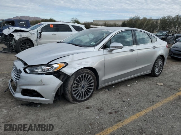 2014 Ford Fusion Titanium with VIN 3FA6P0K9XER164953, listed as a Copart auction lot 46131225 with 90,214 mi miles and Salvage Title. Bid and sale history available at DreamBid. Image 1.