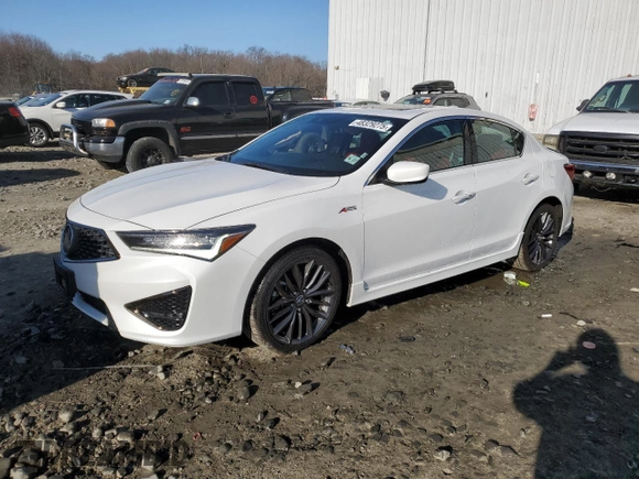 2022 Acura ILX w/Premium/A-Spec Package with VIN 19UDE2F86NA008991, listed as a Copart auction lot 48329275 with 13,442 mi miles and Salvage Title. Bid and sale history available at carsss.com. Image 1.