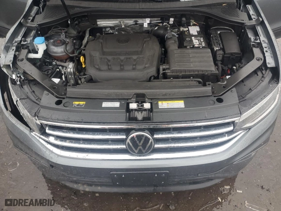 2024 Volkswagen Tiguan S with VIN 3VVFB7AX0RM051356, listed as a Copart auction lot 43218935 with 13,201 mi miles and Salvage Title. Bid and sale history available at carsss.com. Image 12.