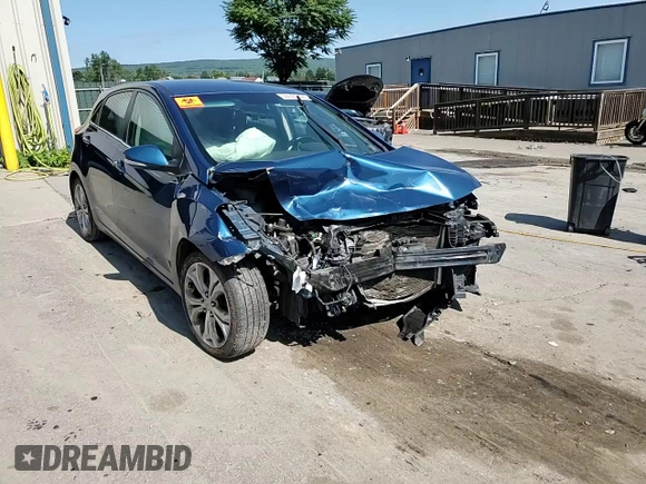2014 Hyundai Elantra GT with VIN KMHD35LH3EU228450, listed as a Copart auction lot 68091244 with 0 mi miles and Salvage Title. Bid and sale history available at carsss.com. Image 10.