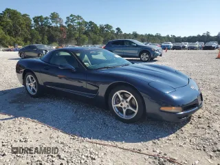 2000 Chevrolet Corvette with VIN 1G1YY22G9Y5106830, listed as a Copart auction lot 74044504 with 107,192 mi miles and Salvage Title. Bid and sale history available at carsss.com. Image 4.