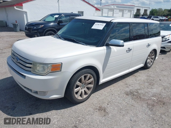 2009 Ford Flex Limited with VIN 2FMDK53C49BA12299, listed as a IAAI auction lot 41987516 with 201,665 mi miles. Bid and sale history available at carsss.com. Image 2.
