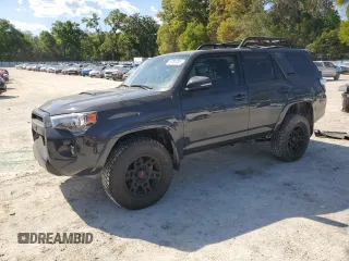2024 Toyota 4Runner TRD Pro with VIN JTELU5JR3R6258627, listed as a Copart auction lot 50784785 with 7,626 mi miles and Non repairable. Bid and sale history available at DreamBid. Image 1.