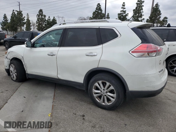 2016 Nissan Rogue SV with VIN KNMAT2MT5GP695511, listed as a Copart auction lot 53560245 with 165,771 mi miles and Salvage Title. Bid and sale history available at carsss.com. Image 2.