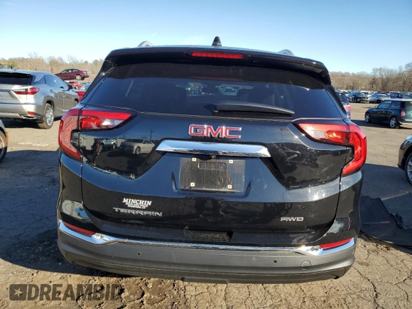 2021 GMC Terrain SLT with VIN 3GKALVEV8ML326669, listed as a Copart auction lot 82095864 with 41,943 mi miles and Salvage Title. Bid and sale history available at DreamBid. Image 6.