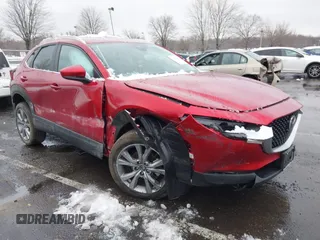 2023 Mazda CX-30 S Carbon Edition with VIN 3MVDMBCM5PM518787, listed as a IAAI auction lot 41548149 with 29,807 mi miles and . Bid and sale history available at carsss.com. Image 1.