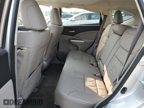2012 Honda CR-V EX-L with VIN 5J6RM4H79CL059985, listed as a Copart auction lot 58623535 with 38,054 mi miles and Salvage title. Bid and sale history available at DreamBid. Image 11.