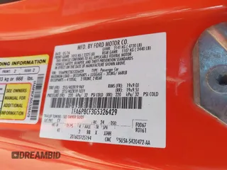 2016 Ford Mustang GT with VIN 1FA6P8CF3G5326429, listed as a IAAI auction lot 41847766 with 87,792 mi miles. Bid and sale history available at carsss.com. Image 9.