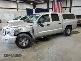 2008 Dodge Dakota SLT with VIN 1D7HE48N28S506012, listed as a Copart auction lot 63875014 with 121,562 mi miles and Salvage title. Bid and sale history available at DreamBid. Image 1.