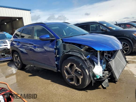 2024 Hyundai Tucson SEL with VIN 5NMJF3DE5RH313018, listed as a Copart auction lot 50235885 with 6,597 mi miles and Salvage Title. Bid and sale history available at carsss.com. Image 4.