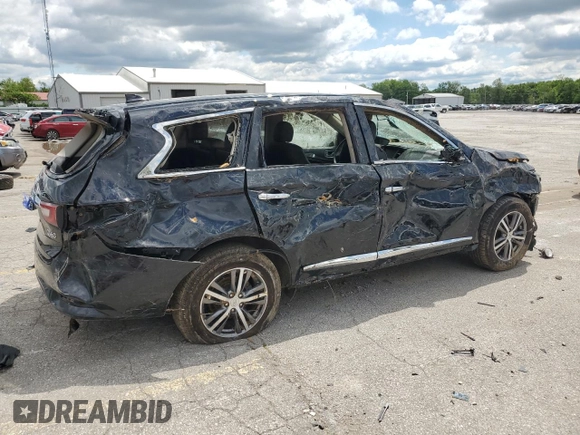 2020 Infiniti QX60 Signature Edition with VIN 5N1DL0MM4LC503454, listed as a Copart auction lot 57754075 with 68,119 mi miles and Salvage title. Bid and sale history available at DreamBid. Image 3.