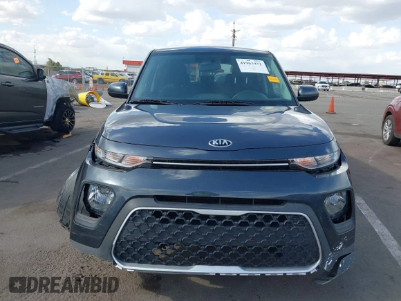 2020 Kia Soul LX with VIN KNDJ23AU7L7107950, listed as a IAAI auction lot 41963472 with 63,786 mi miles. Bid and sale history available at carsss.com. Image 12.