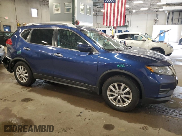 2017 Nissan Rogue SV with VIN 5N1AT2MV3HC872403, listed as a Copart auction lot 59367025 with 133,774 mi miles and Salvage title. Bid and sale history available at DreamBid. Image 4.