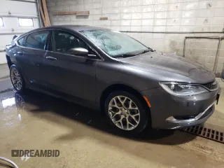 2016 Chrysler 200 C with VIN 1C3CCCEG0GN130776, listed as a Copart auction lot 48856735 with 77,090 mi miles and Salvage Title. Bid and sale history available at carsss.com. Image 4.