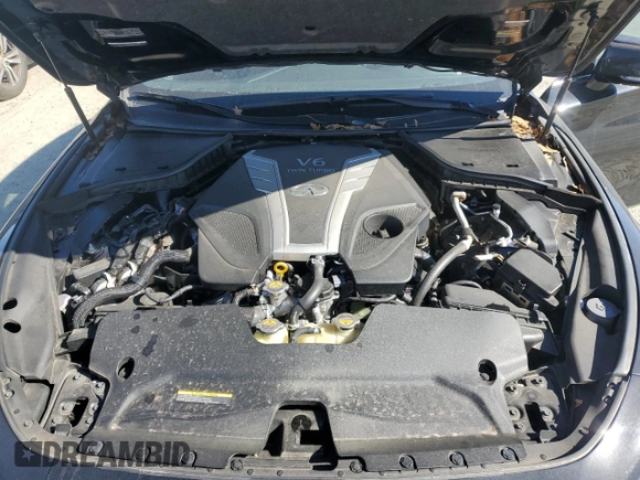 2018 Infiniti Q60 Luxe with VIN JN1EV7EL1JM393040, listed as a Copart auction lot 45486185 with 54,369 mi miles and Salvage Title. Bid and sale history available at DreamBid. Image 11.
