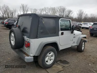 2003 Jeep Wrangler X with VIN 1J4FA39S43P335622, listed as a Copart auction lot 50029675 with 168,978 mi miles and Clean Title. Bid and sale history available at carsss.com. Image 3.