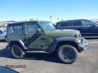2021 Jeep Wrangler Sport S with VIN 1C4GJXAG3MW737454, listed as a IAAI auction lot 40392262 with 29,330 mi miles and . Bid and sale history available at DreamBid. Image 13.