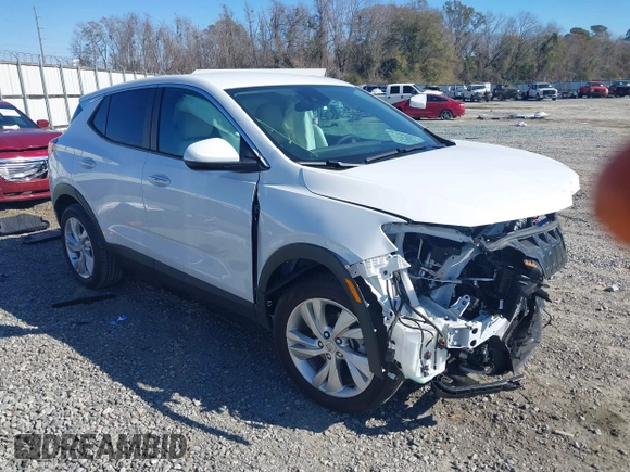 2024 Buick Encore GX Preferred с VIN KL4AMBS23RB197695, выставлен на аукционе IAAI как лот 41274044 с пробегом 1 451 миль миль и . История ставок и продаж доступна на DreamBid. Изображение 1.