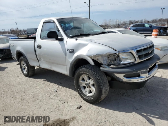 1998 Ford F-150 z VIN 1FTZF18W9WKA65043, wystawiony jako Copart lot #48902695 z przebiegiem 133 727 mil mil oraz Szkoda całkowita • Salvage title. Historia ofert i sprzedaży dostępna na DreamBid. Obrazek 4.