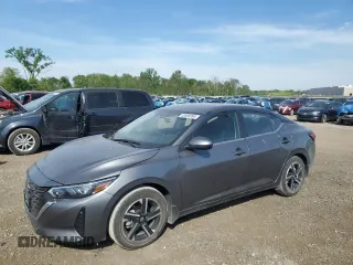 2024 Nissan Sentra SV with VIN 3N1AB8CV7RY223419, listed as a Copart auction lot 55936995 with 21,623 mi miles and Salvage title. Bid and sale history available at DreamBid. Image 1.