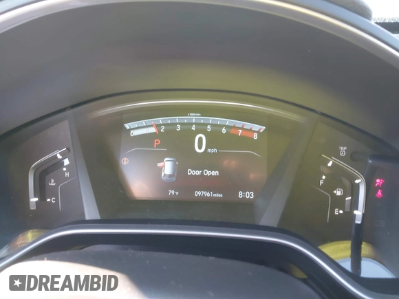 2017 Honda CR-V Touring with VIN 2HKRW1H96HH517669, listed as a IAAI auction lot 41653040 with 97,961 mi miles. Bid and sale history available at carsss.com. Image 7.