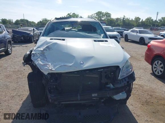 2012 Mercedes-Benz M ML 350 with VIN 4JGDA5HB7CA074205, listed as a IAAI auction lot 42080076 with 99,510 mi miles. Bid and sale history available at carsss.com. Image 12.