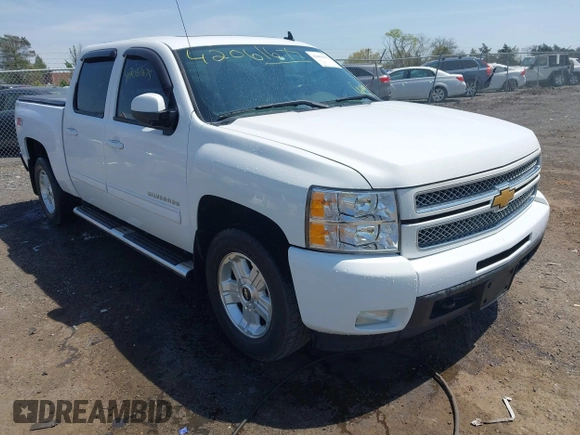 2013 Chevrolet Silverado 1500 LTZ with VIN 3GCPKTE24DG123063, listed as a IAAI auction lot 42061675 with 221,813 mi miles and . Bid and sale history available at DreamBid. Image 1.