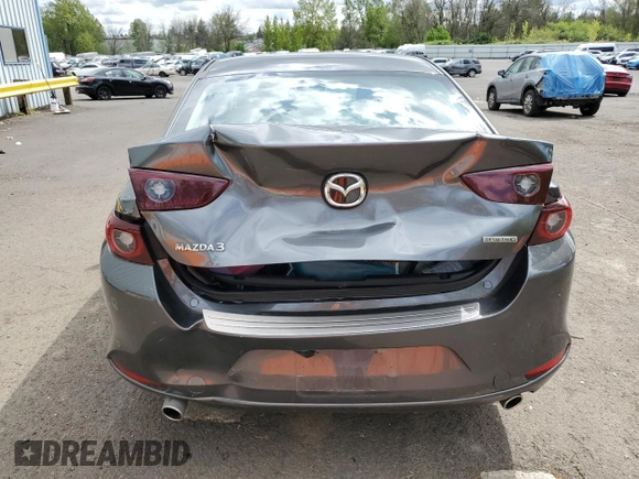 2022 Mazda 3 Preferred with VIN 3MZBPACL8NM303657, listed as a Copart auction lot 54109305 with 43,325 mi miles and Salvage title. Bid and sale history available at DreamBid. Image 6.