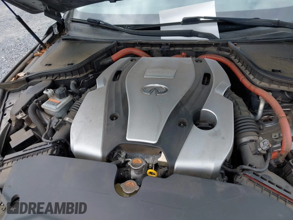 2014 Infiniti Q50 Hybrid Premium with VIN JN1AV7AP3EM690274, listed as a IAAI auction lot 42364775 with 123,315 mi miles and . Bid and sale history available at DreamBid. Image 10.