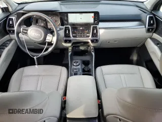 2023 Kia Sorento Hybrid EX with VIN KNDRHDLG7P5195401, listed as a Copart auction lot 87529505 with 18,225 mi miles and Salvage Title. Bid and sale history available at carsss.com. Image 8.