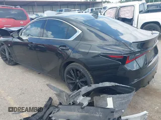 2023 Lexus IS 350 F Sport with VIN JTHGZ1B29P5063389, listed as a IAAI auction lot 42561231 with 10,285 mi miles and . Bid and sale history available at DreamBid. Image 3.