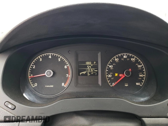 2011 Volkswagen Jetta SE with VIN 3VWDX7AJXBM342565, listed as a Copart auction lot 56193955 with 113,167 mi miles and Salvage title. Bid and sale history available at DreamBid. Image 9.