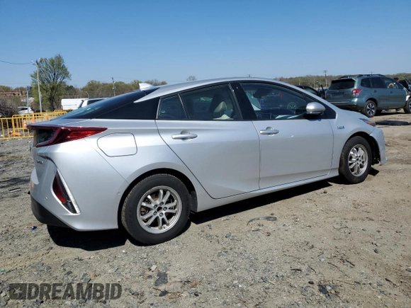 2020 Toyota Prius Prime LE with VIN JTDKARFP3L3129111, listed as a Copart auction lot 52462165 with 56,015 mi miles and Salvage Title. Bid and sale history available at carsss.com. Image 3.