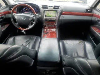 2008 Lexus LS 460 with VIN JTHBL46F485059066, listed as a Copart auction lot 64803835 with 198,520 mi miles and Salvage title. Bid and sale history available at DreamBid. Image 8.
