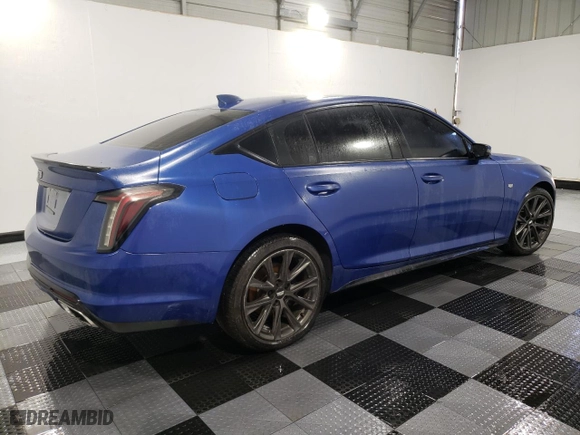 2021 Cadillac CT5 Sport with VIN 1G6DU5RKXM0136166, listed as a Copart auction lot 70326224 with 102,719 mi miles and Clean Title. Bid and sale history available at carsss.com. Image 3.
