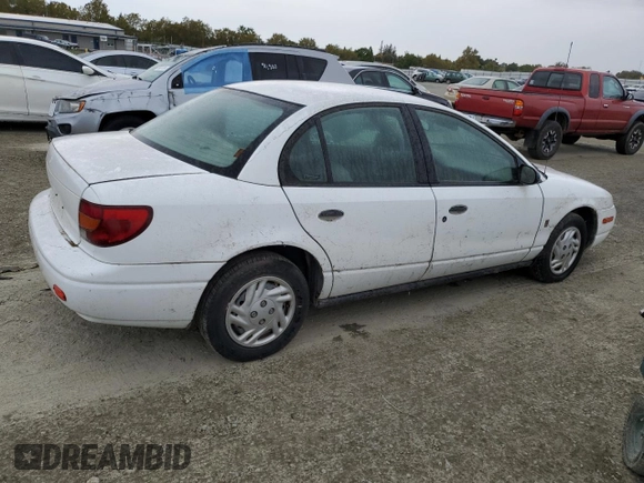 2001 Saturn SL with VIN 1G8ZF52891Z237485, listed as a Copart auction lot 76174574 with 130,525 mi miles and Salvage title. Bid and sale history available at DreamBid. Image 3.