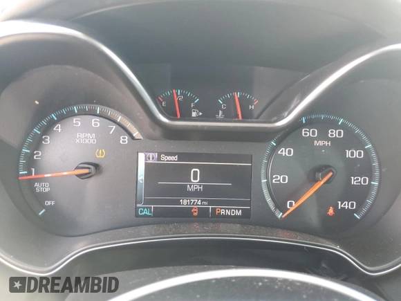 2015 Chevrolet Impala LT with VIN 2G1115SL2F9232788, listed as a Copart auction lot 50484915 with 181,774 mi miles and Salvage Title. Bid and sale history available at DreamBid. Image 9.