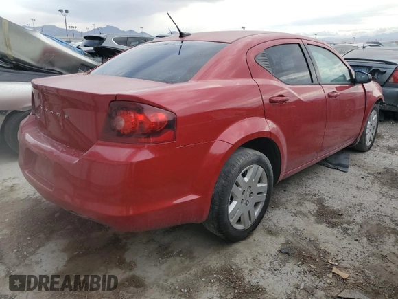 2014 Dodge Avenger SE with VIN 1C3CDZAG3EN234150, listed as a Copart auction lot 53752005 with Not provided miles and Salvage title. Bid and sale history available at DreamBid. Image 3.
