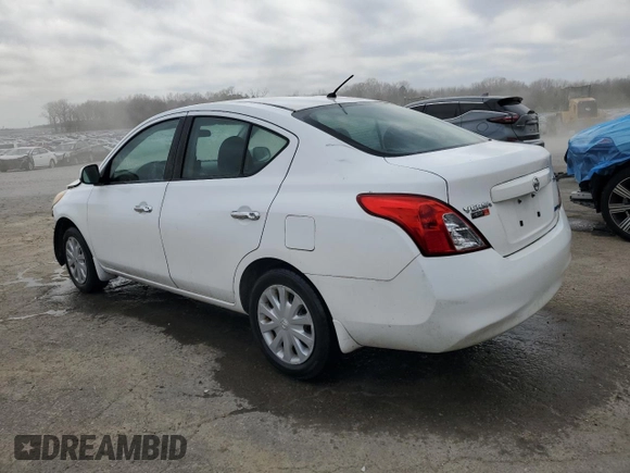 2012 Nissan Versa SV with VIN 3N1CN7AP6CL856710, listed as a Copart auction lot 50091055 with 96,104 mi miles and Salvage Title. Bid and sale history available at carsss.com. Image 2.