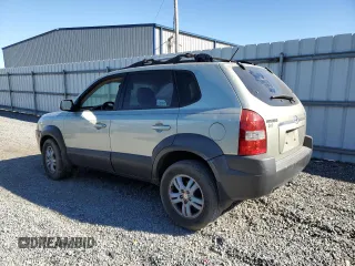 2007 Hyundai Tucson SE with VIN KM8JN12D17U665998, listed as a Copart auction lot 41870815 with 165,467 mi miles and Salvage Title. Bid and sale history available at carsss.com. Image 2.