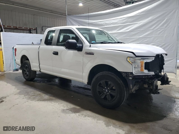 2019 Ford F-150 XL with VIN 1FTFX1E59KFA03611, listed as a Copart auction lot 48646745 with 110,351 mi miles and Salvage Title. Bid and sale history available at carsss.com. Image 4.
