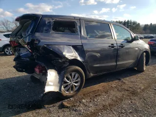2019 Kia Sedona EX with VIN KNDMB5C13K6535725, listed as a Copart auction lot 82519594 with 57,129 mi miles and Salvage Title. Bid and sale history available at DreamBid. Image 3.
