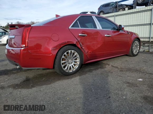 2010 Cadillac CTS with VIN 1G6DM5EV1A0135662, listed as a Copart auction lot 85854594 with 85,093 mi miles and Salvage Title. Bid and sale history available at DreamBid. Image 3.