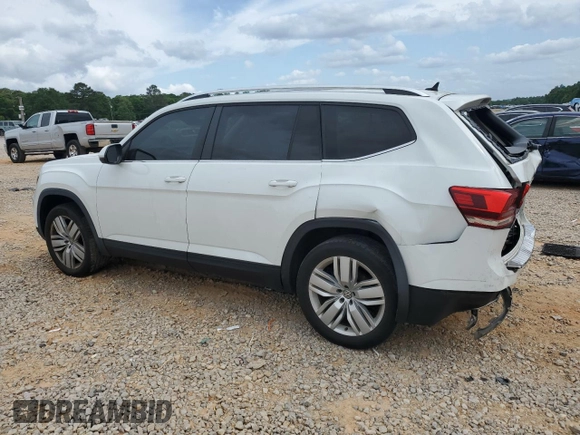 2019 Volkswagen Atlas SE with VIN 1V2WR2CAXKC612609, listed as a Copart auction lot 54451635 with 48,548 mi miles and Salvage title. Bid and sale history available at DreamBid. Image 2.