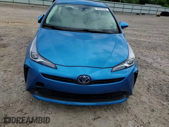 2022 Toyota Prius L Eco with VIN JTDKAMFU4N3159035, listed as a Copart auction lot 54347635 with 59,704 mi miles and Salvage title. Bid and sale history available at DreamBid. Image 13.