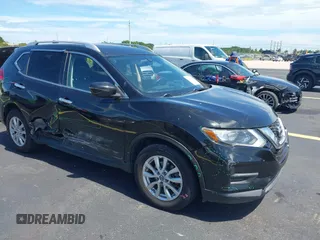 2017 Nissan Rogue SV with VIN KNMAT2MT9HP535147, listed as a IAAI auction lot 42601856 with 63,680 mi miles and . Bid and sale history available at DreamBid. Image 1.